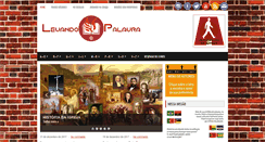 Desktop Screenshot of levandoapalavra.com