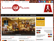 Tablet Screenshot of levandoapalavra.com